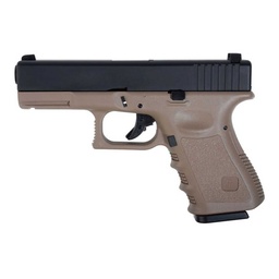 [SG00029] PISTOLA SAIGO DEFENSE G23 GAS FIBRA KP23 TAN