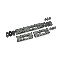 [CZ6056] RAIL METALICO SET NEGRO