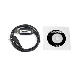 [CZ2537] CABLE USB PROGRAMACION WALKIE BAOFENG NEGRO