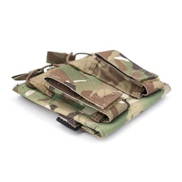 [EM6362MC] POUCH CARGADOR DOBLE EMERSON 5.56&PISTOL OPEN TOP MULTICAM