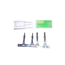 [VB-TAMIYA] CONECTOR TAMIYA MINI PAR VERDE-BLANCO
