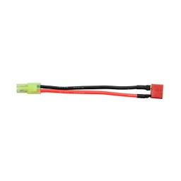 [VB-TDEANH] ADAPTADOR T-DEAN HEMBRA A TAMIYA MINI NEGRO-ROJO