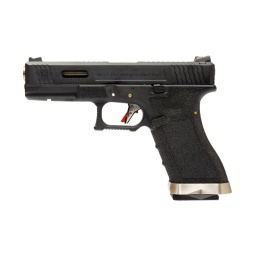 [WEG001WET-5] PISTOLA WE G17 CUSTOM-5 FULL METAL NEGRA