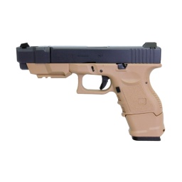 [WEG007A-TN] PISTOLA WE GLOCK 33 FULL METAL TAN