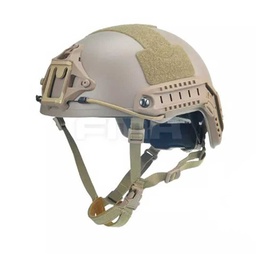 [TB960-DE] CASCO FMA BALLISTIC CUT XP ATRÁS ROSCA TAN