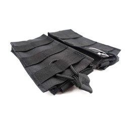 [ST316-BK] POUCH CARGADOR M4 DOBLE MOLLE TIRAS NEGRA