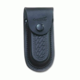 [78385] FUNDA NAVAJA CUERO PEQ. NEGRA