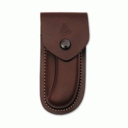[78390] FUNDA NAVAJA LAGUIOLE CUERO GR. MARRON