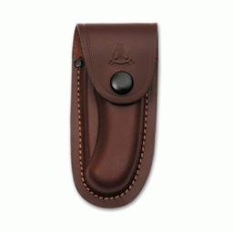 [78391] FUNDA NAVAJA LAGUIOLE CUERO PEQ. MARRON