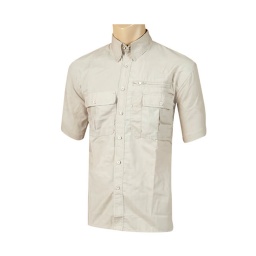 [120533] CAMISA NAIROBI M/CORTA BEIGE S