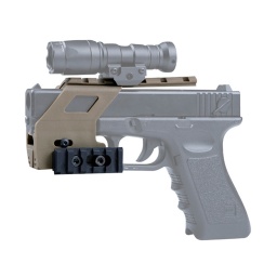 [CZ0975] KIT TACTICO C/RAIL GLOCK 17/18/19 TAN
