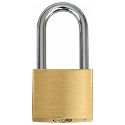 [59860] CANDADO LARGO 32MM GR. DORADO