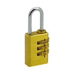 [46155] CANDADO IMMORTAL 3 COMBINACIONES 21MM DORADO