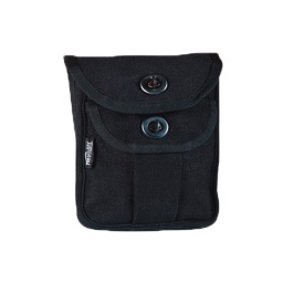 [131734-BK] BOLSA ALEMANA LONA GR. NEGRA
