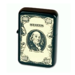 [57019] MECHERO ZIPPO DOLAR NEGRO