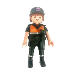 [134667] MUÑECO CUSTOM PROTECCION CIVIL