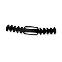 [30630] AJUSTADOR SUJECION GOMAS MASCARILLA PVC 6PCS NEGRO