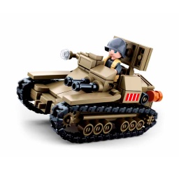 [M38-B0709] TANKE ARMY SLUBAN 183 PIEZAS TAN