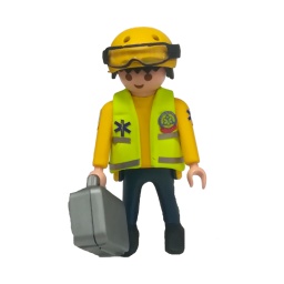 [134675] MUÑECO CUSTOM SAMUR AMARILLO-AZUL