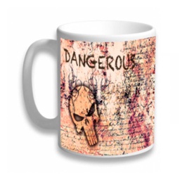 [39081] TAZA CERAMICA PUNISHER BLANCA