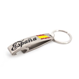 [227889] LLAVERO ABREBOTELLA ESPAÑA PLATA