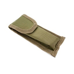 [135387] FUNDA NAVAJA MILITAR NYLON VERDE