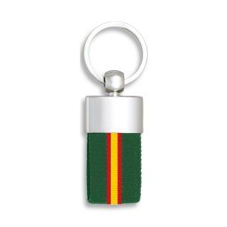 [09992] LLAVERO METALICO BANDERA ESPAÑA VERDE