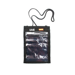 [135556] PORTADOCUMENTOS CUELLO UME BANDERA NEGRO