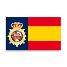 [09971] PEGATINA ABULTADA BARBARIC 1PCS POLICIA NACIONAL