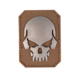 [16832019] PARCHE PVC PIRATA SKULL MILTEC PEQ. TAN