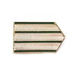 [130899A-SGA] GALON BOINA METALICO SARGENTO AIRE VERDE