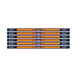 [16115] PULSERA CINTA BANDERA ESPAÑA 6PCS EJERCITO AIRE