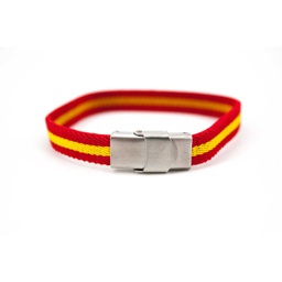 [88611-ES] PULSERA ESPAÑA ELASTICA CIERRE METALICO ESPAÑA