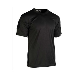 CAMISETA TACTICA MILTEC QUICK DRY M/CORTA NEGRA
