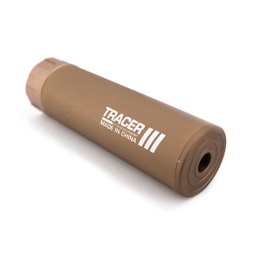 [CZ5473/EX-019-T] SILENCIADOR TRAZADOR MEDIANO 13.2CM/14MM CCW TAN