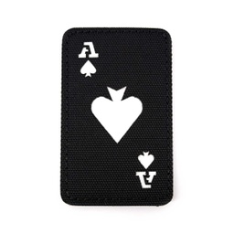 [CZ5544] PARCHE CARTA PICA FLUORESCENTE NEGRO