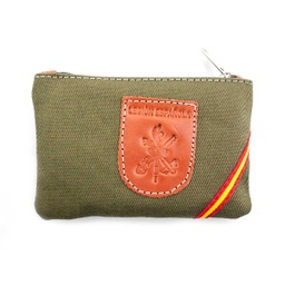 [K05-LG-OD] MONEDERO LEGION TELA TIRA ESPAÑA VERDE