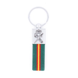 [DB-2378] LLAVERO GUARDIA CIVIL ESPAÑA ARRIBA META. VERDE