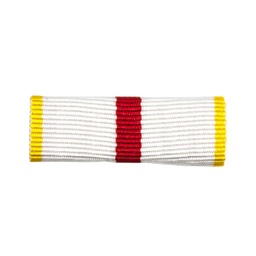 [09706] PASADOR MERITO MILITAR BLANCO/ROJO/AMARILLO