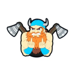 [V4441307454] PARCHE PVC 3D VIKINGO ENOJADO MULTICOLOR