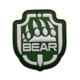 [CZ5483] PARCHE GARRA PVC BEAR VERDE