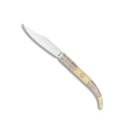 [19794] NAVAJA ALBAINOX DECORE 8.3CM PLATA-NACAR