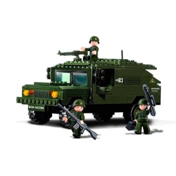 [SLB0013] HUMMER CON FUSIL SLUBAN 191 PCS VERDE
