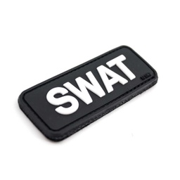 [V4441305112] PARCHE PVC 3D SWAT NEGRO-BLANCO