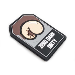 [V4441305426] PARCHE PVC 3D CACA ZERO DARK DIRTY MARRON