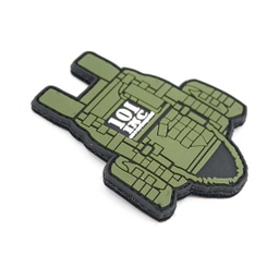 [V4441307097] PARCHE PVC 3D CHALECO 101 INC VERDE