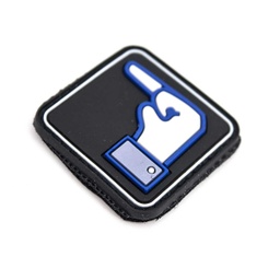 [V4441203558] PARCHE PVC 3D  FUCK FB DEDO NEGRO