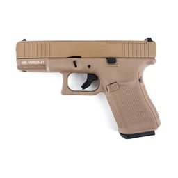 [WEG003RDVB-TAN] PISTOLA WE G19 V5 MOS FULL METAL TAN