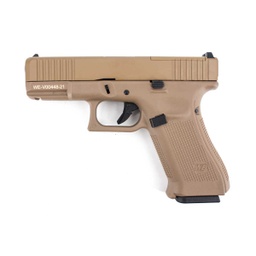 [WEG003RDVXB-TAN] PISTOLA WE G19X V5 MOS FULL METAL TAN