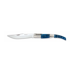 [01708] NAVAJA ARABE CARRACA N3 13CM AZUL